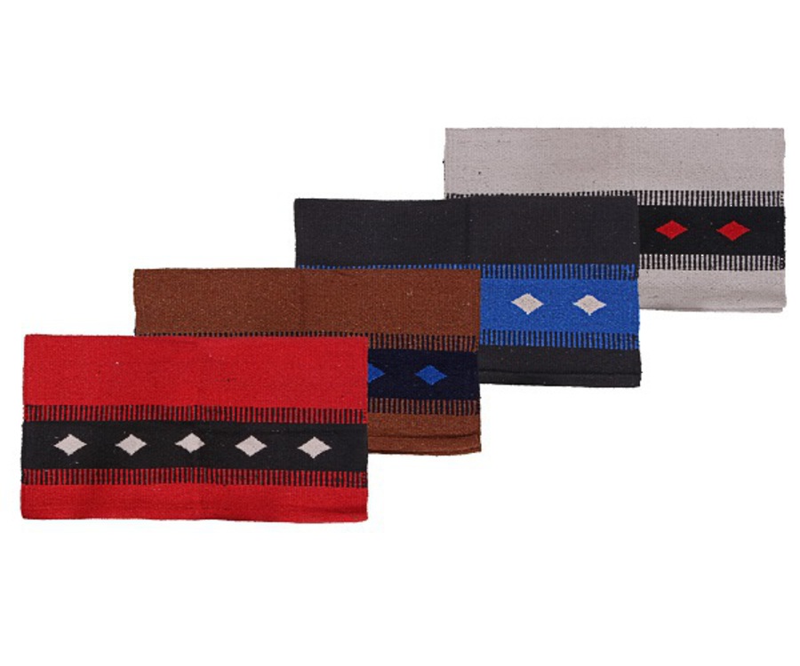 Double Hill Double Weave Navajo Western Saddle Blanket image 0